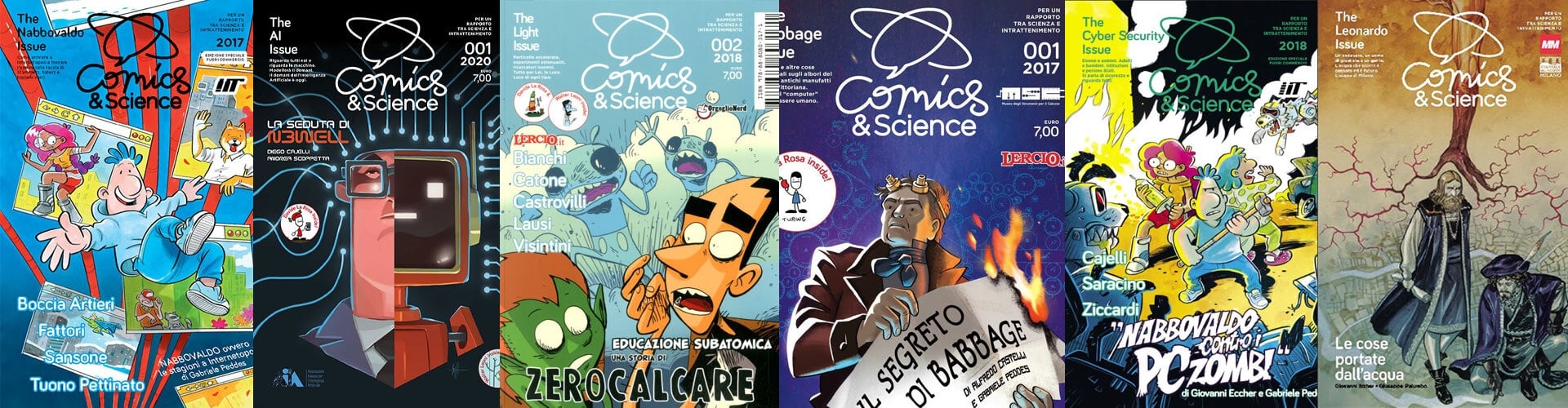 copertine fumetti Comics & Science