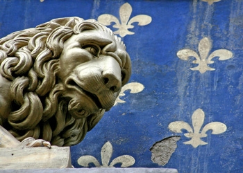 statua leone firenze